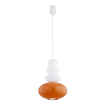 Argon 8822 - Lustr na lanku DIEGO 1xGU10/5W/230V bílá/oranžová