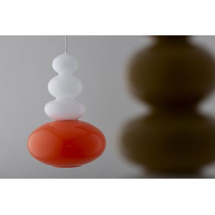 Argon 8822 - Lustr na lanku DIEGO 1xGU10/5W/230V bílá/oranžová