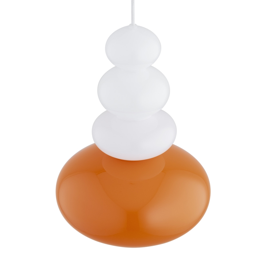 Argon 8822 - Lustr na lanku DIEGO 1xGU10/5W/230V bílá/oranžová