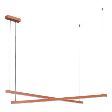 Argon 8837 - LED Lustr na lanku MIAMI LED/74W/230V 3000K hnědá