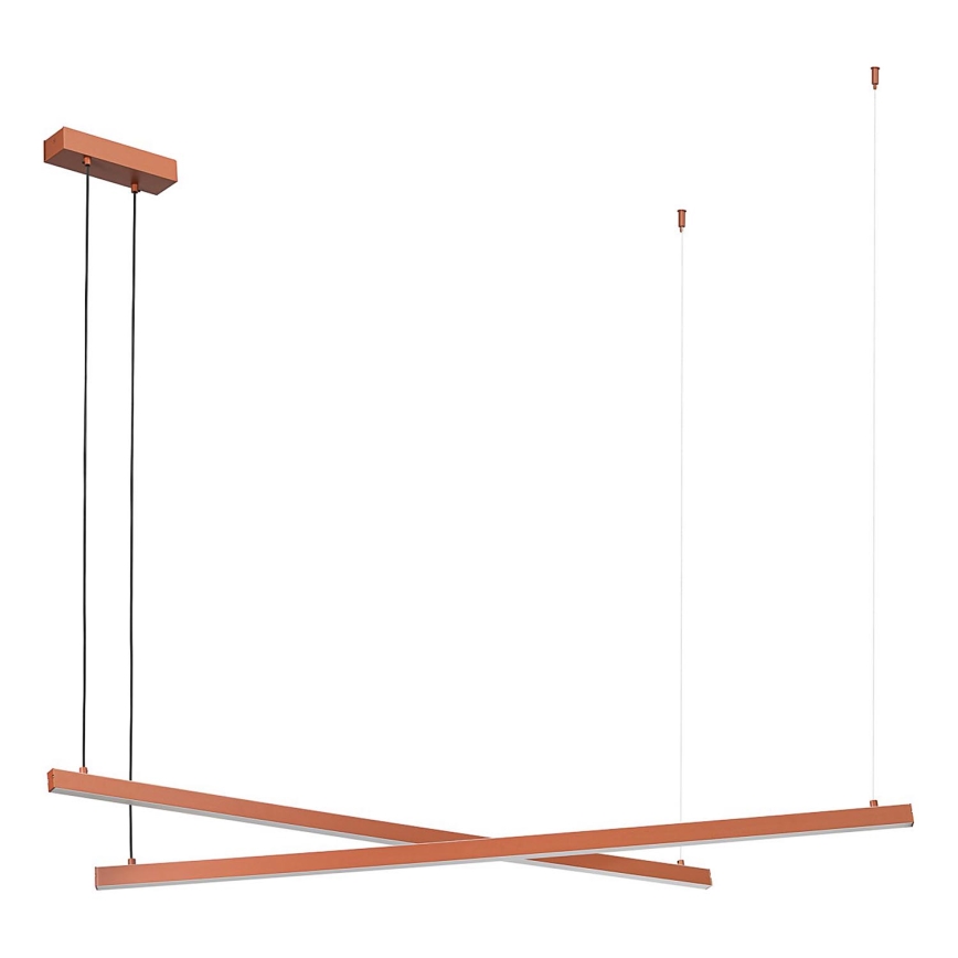 Argon 8837 - LED Lustr na lanku MIAMI LED/74W/230V 3000K hnědá