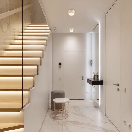 Argon 8903 - Stropní svítidlo ELORA 1xGX53/7W/230V pr. 11 cm zlatá