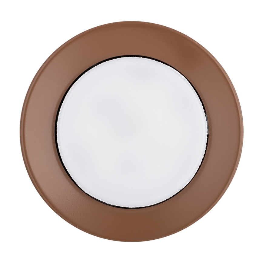 Argon 8916 - Stropní svítidlo ELORA 1xGX53/7W/230V pr. 11 cm terakotová