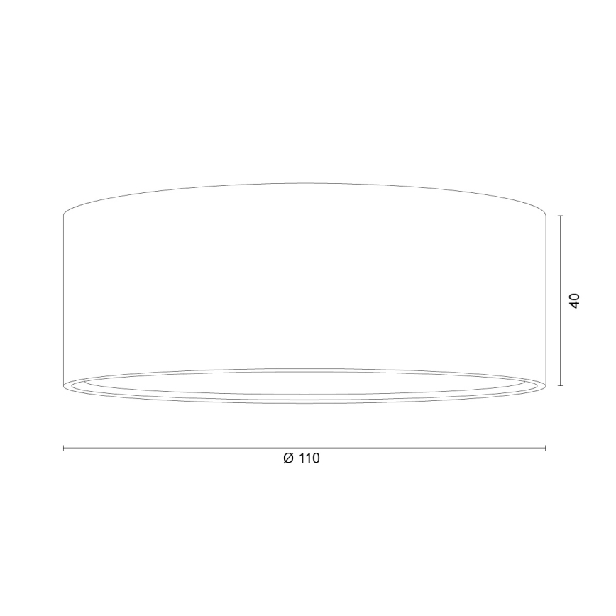 Argon 8917 - Stropní svítidlo ELORA 1xGX53/7W/230V pr. 11 cm šedá