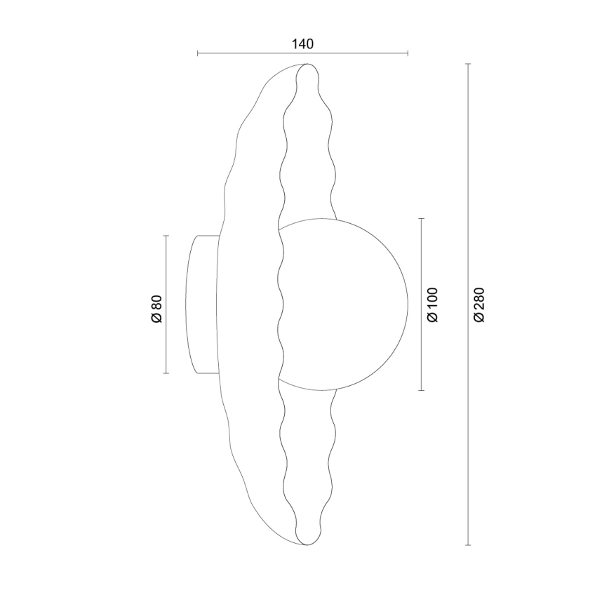 Argon 8934 - Nástěnné svítidlo BOLL 1xG9/6W/230V bílá