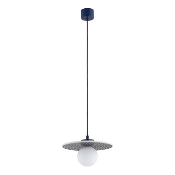 Argon 8950 - Lustr na lanku BOLL 1xG9/6W/230V modrá