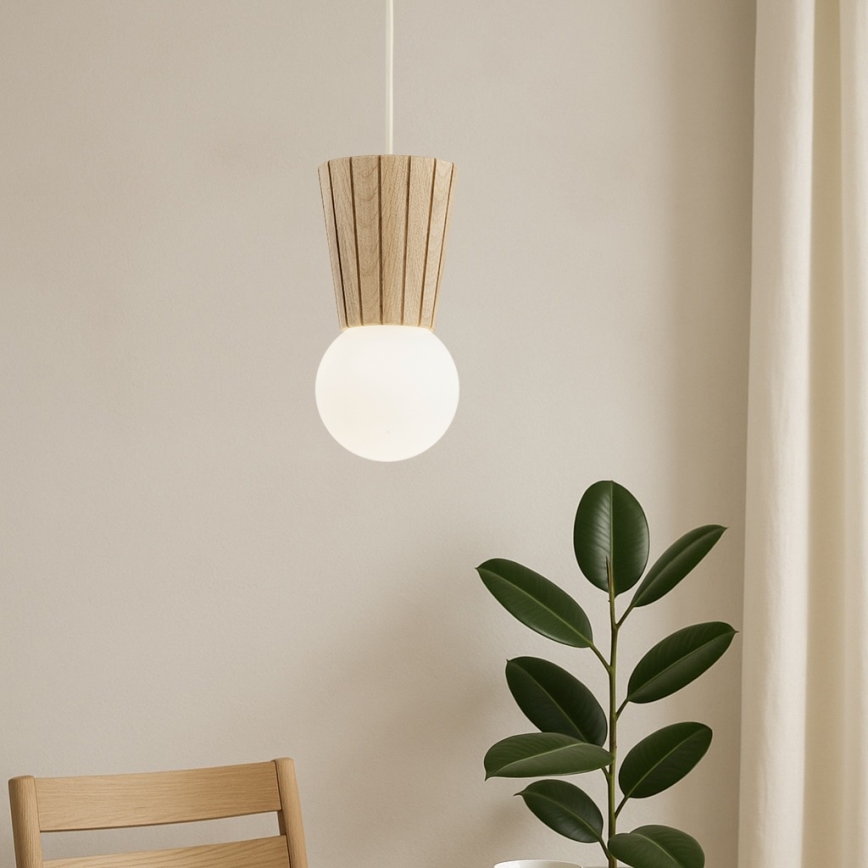 Argon 8951 - Koupelnový lustr na lanku VOLANTE 1xG9/6W/230V IP44 béžová