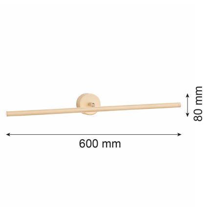 Argon 8994 - LED Obrazové svítidlo MIRI LED/10,8W/230V 3000K 60 cm béžová