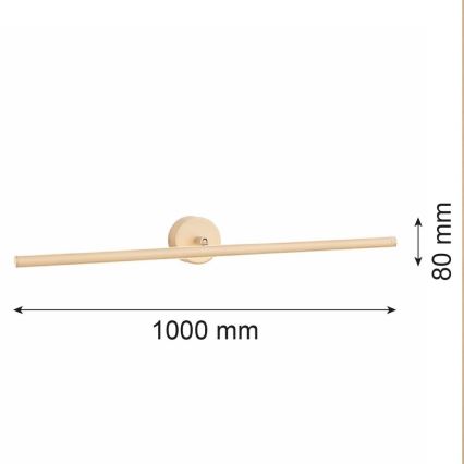 Argon 8996 - LED Obrazové svítidlo MIRI LED/18W/230V 3000K 100 cm béžová