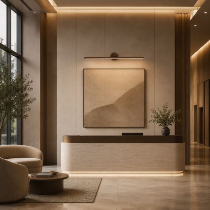 Argon 8997 - LED Obrazové svítidlo MIRI LED/18W/230V 3000K 100 cm hnědá