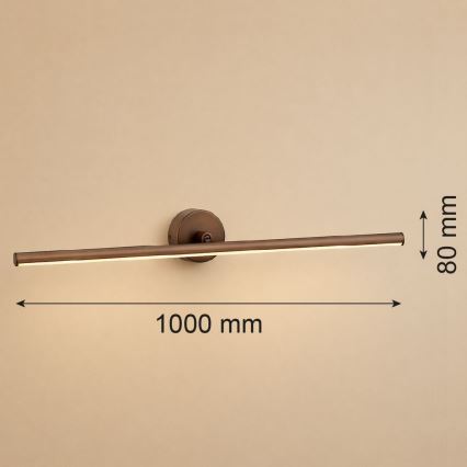 Argon 8997 - LED Obrazové svítidlo MIRI LED/18W/230V 3000K 100 cm hnědá