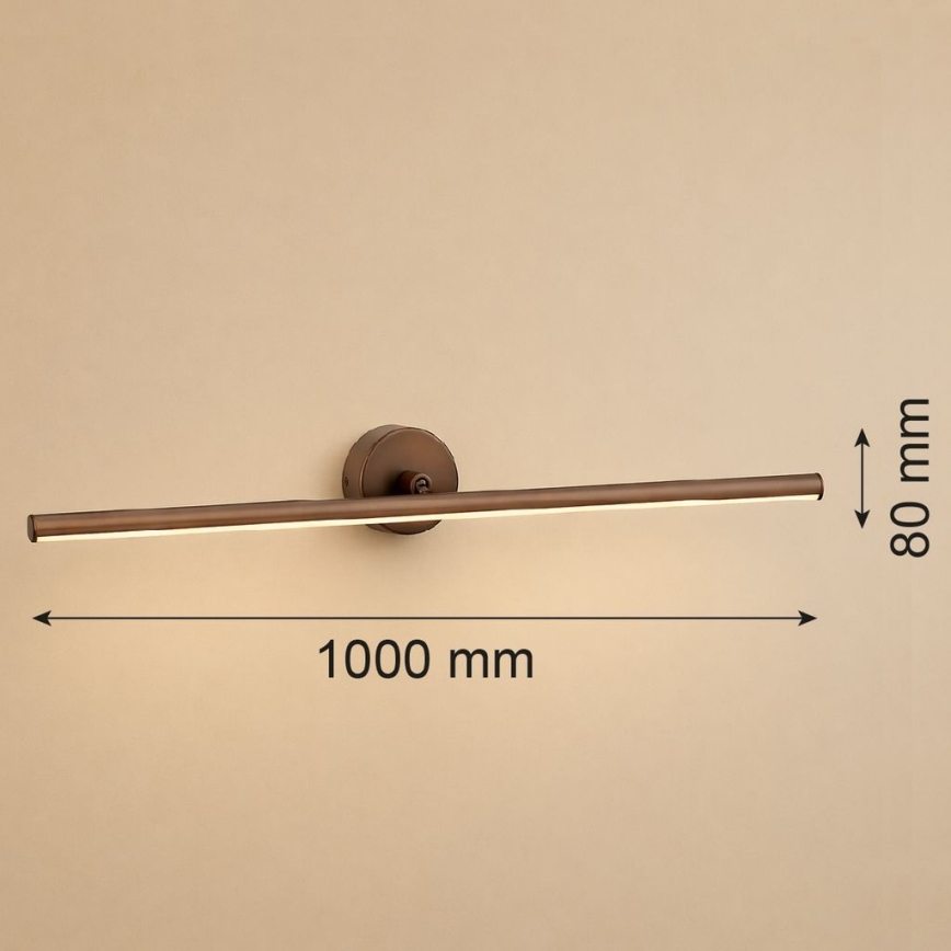 Argon 8997 - LED Obrazové svítidlo MIRI LED/18W/230V 3000K 100 cm hnědá