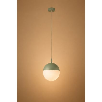 Argon 8999 - Venkovní lustr na lanku LIV 1xE27/15W/230V IP44 zelená