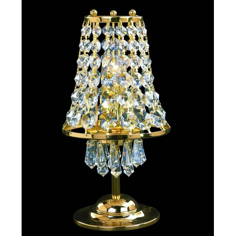 Artcrystal PTB112200001 - Křišťálová stolní lampa 1xE14/40W/230V