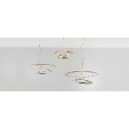 Artemide 1254110A - LED Stmívatelný lustr na lanku PIRCE LED/44W/230V 3000K bílá