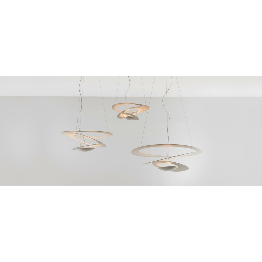 Artemide 1254110A - LED Stmívatelný lustr na lanku PIRCE LED/44W/230V 3000K bílá