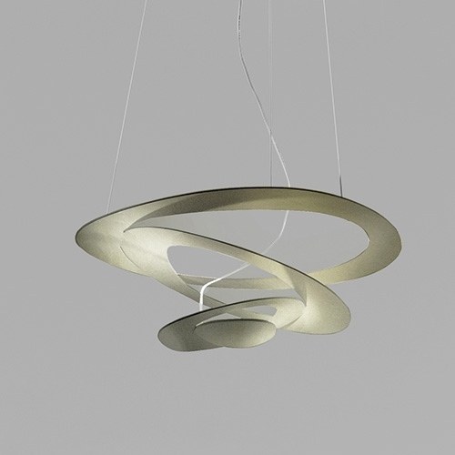 Artemide 1256120A - LED Stmívatelný lustr na lanku PIRCE LED/44W/230V 3000K zlatá
