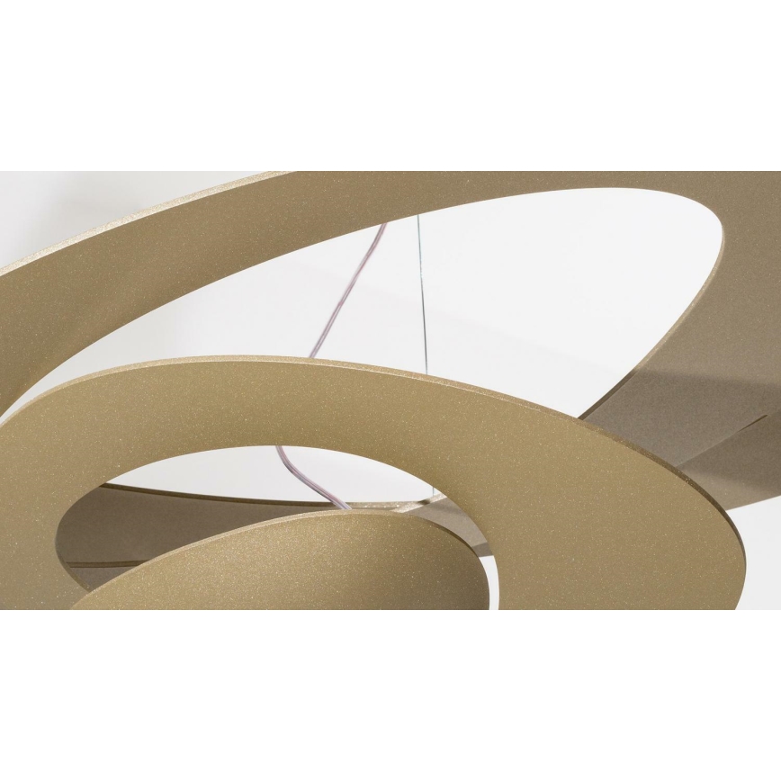 Artemide 1256120A - LED Stmívatelný lustr na lanku PIRCE LED/44W/230V 3000K zlatá
