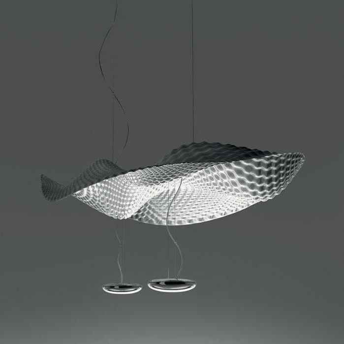 Artemide 1513010A - Lustr na lanku COSMIC ANGEL 2xR7s/11W/230V lesklý chrom
