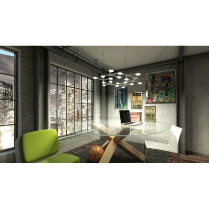 Artemide 1575050APP - LED Stmívatelný lustr na lanku NET LED/43W/230V pr. 65 cm 3000K
