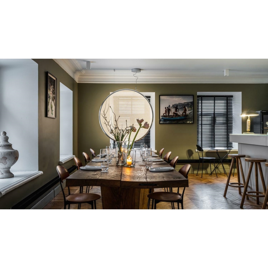 Artemide 1994330APP - LED RGBW Stmívatelný lustr na lanku DISCOVERY LED/79W/230V 2700-6500K černá