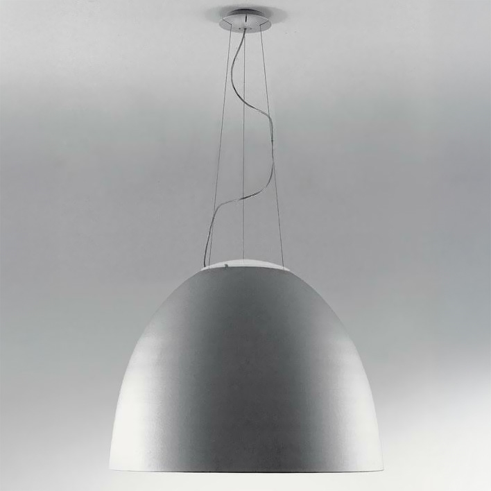Artemide A242910 - Lustr na lanku NUR 2xR7s/11W/230V šedá