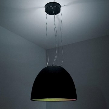 Artemide A243200 - LED Stmívatelný lustr na lanku NUR LED/80W/230V 3000K pr. 90 cm antracit