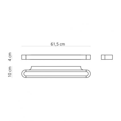 Artemide AR 1913050A - LED Nástěnné svítidlo TALO 60 LED/25W/230V