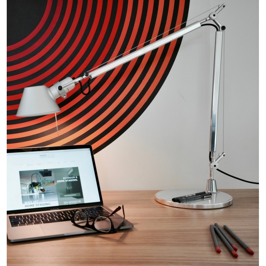 Artemide AT0093A+AT0093B - Stolní lampa TOLOMEO MINI 1xE27/70W/230V