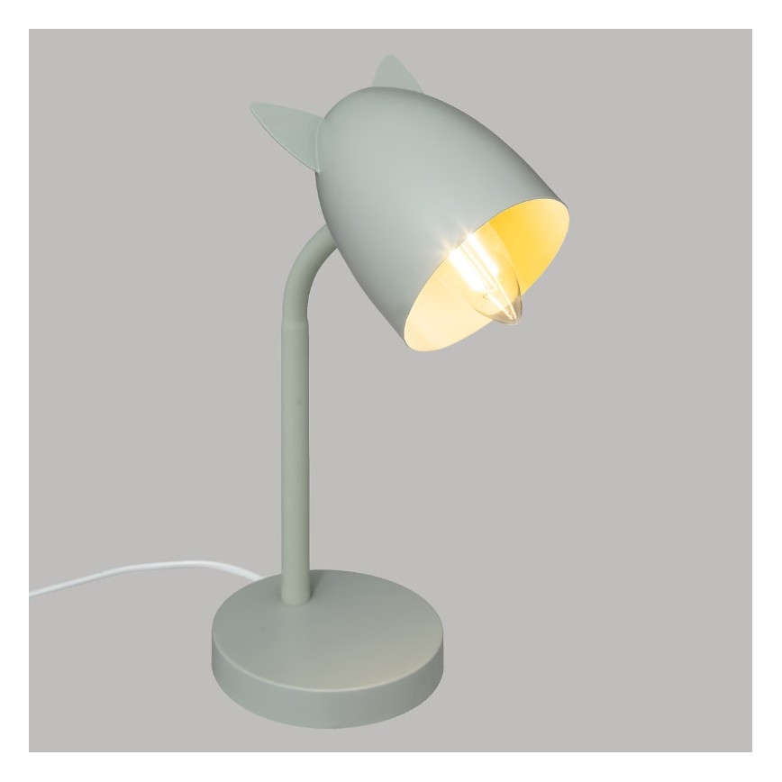 Atmosphera - Dětská stolní lampa OREILLES 1xE14/40W/230V mintová