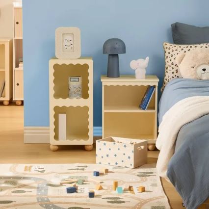 Atmosphera - Dětská stolní lampa STARRY MUSHROOM 1xE14/25W/230V modrá