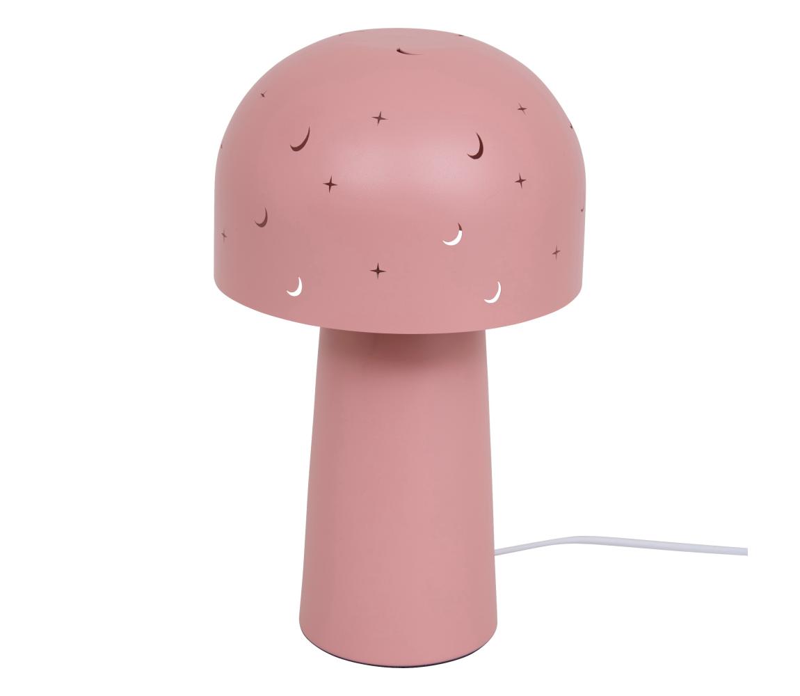Atmosphera - Dětská stolní lampa STARRY MUSHROOM 1xE14/25W/230V růžová 211060