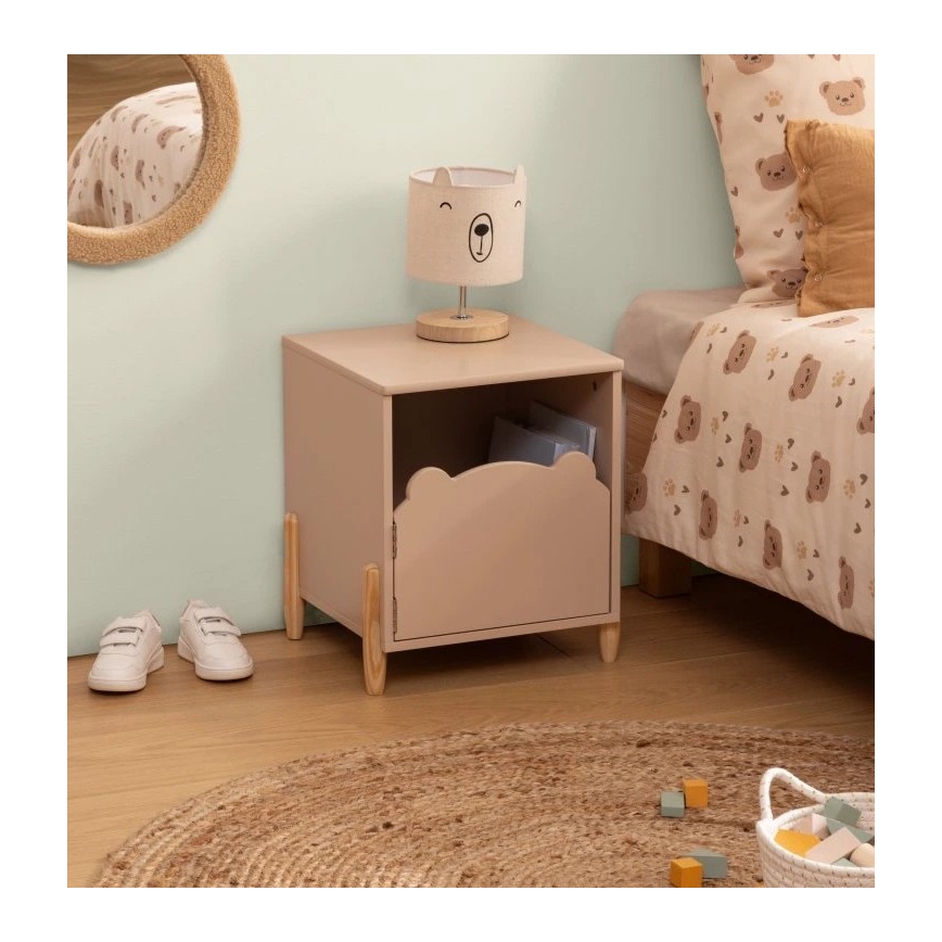Atmosphera - Dětská stolní lampa TOXEY 1xE14/25W/230V medvídek