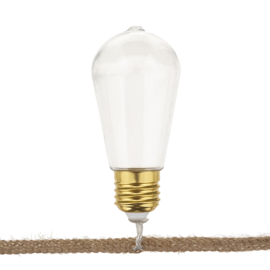 Atmosphera - LED Dekorační řetěz GIRLANDA 10xLED/2xAA 1,65m teplá bílá