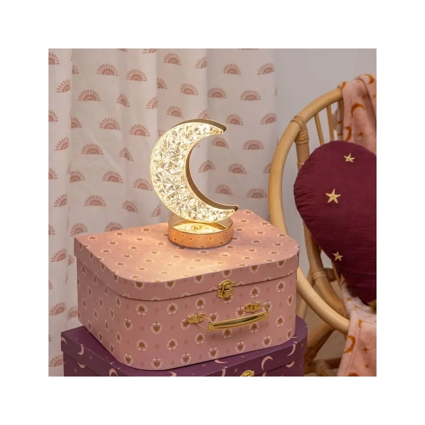 Atmosphera - LED Dětská stolní lampa BELLA LED/3xAA