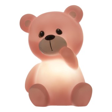 Atmosphera - LED Dětské noční světlo TEDDY LED/3xLR44 růžová