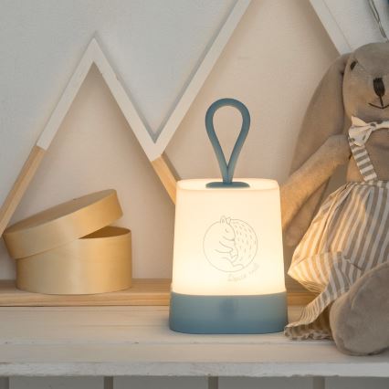 Atmosphera - LED Dotykové dětské nabíjecí noční světlo RABBIT LED/3,7V 1200 mAh šedá