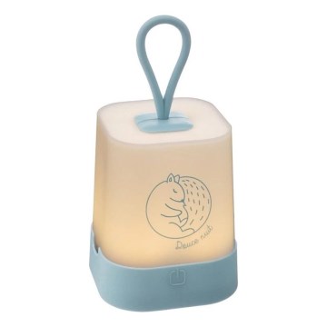Atmosphera - LED Dotykové dětské nabíjecí noční světlo RABBIT LED/3,7V 1200 mAh modrá