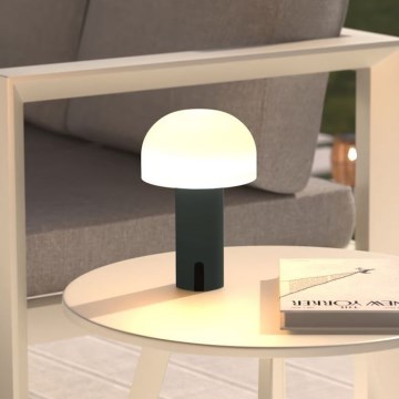 Atmosphera - LED Nabíjecí venkovní dotyková stolní lampa JANY LED/3,7V 22 cm 2200 mAh IP44 černá