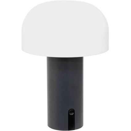 Atmosphera - LED Nabíjecí venkovní dotyková stolní lampa JANY LED/3,7V 22 cm 2200 mAh IP44 černá