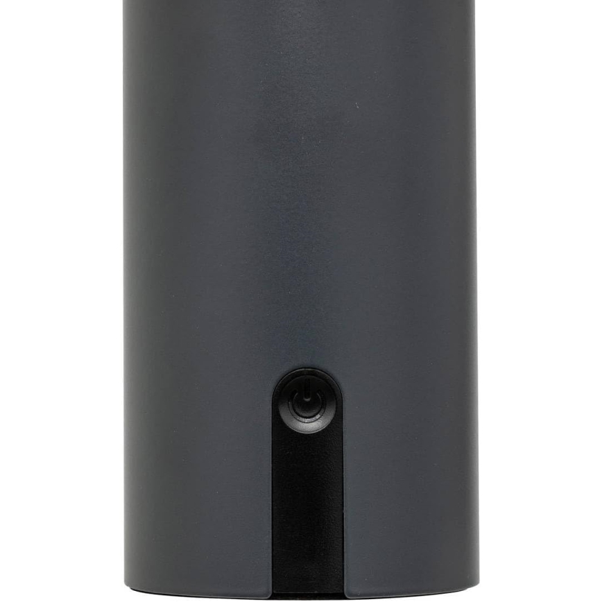 Atmosphera - LED Nabíjecí venkovní dotyková stolní lampa JANY LED/3,7V 22 cm 2200 mAh IP44 černá