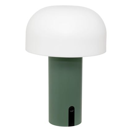 Atmosphera - LED Nabíjecí venkovní dotyková stolní lampa JANY LED/3,7V 22 cm 2200 mAh IP44 zelená