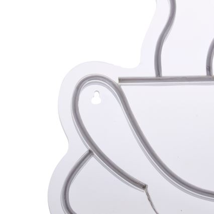 Atmosphera - LED Neonová nástěnná dekorace CAFÉ LED/5V