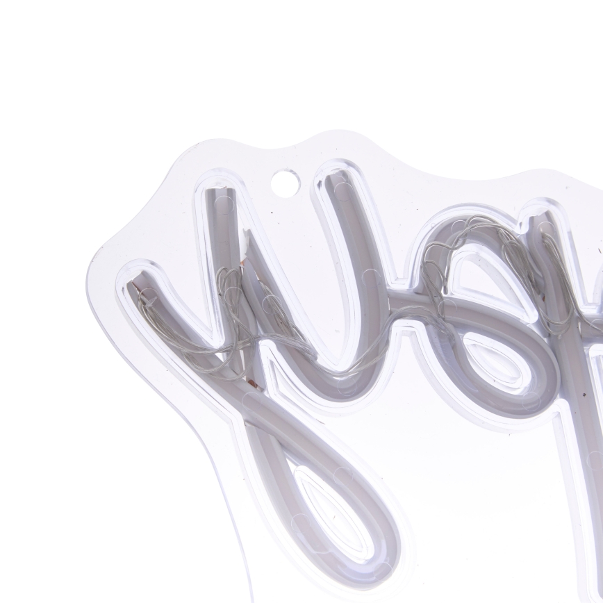 Atmosphera - LED Neonová nástěnná dekorace HAPPY BIRTHDAY LED/5V