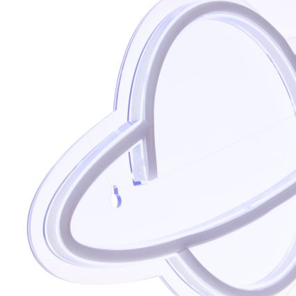 Atmosphera - LED Neonová nástěnná dekorace PLANET LED/5V