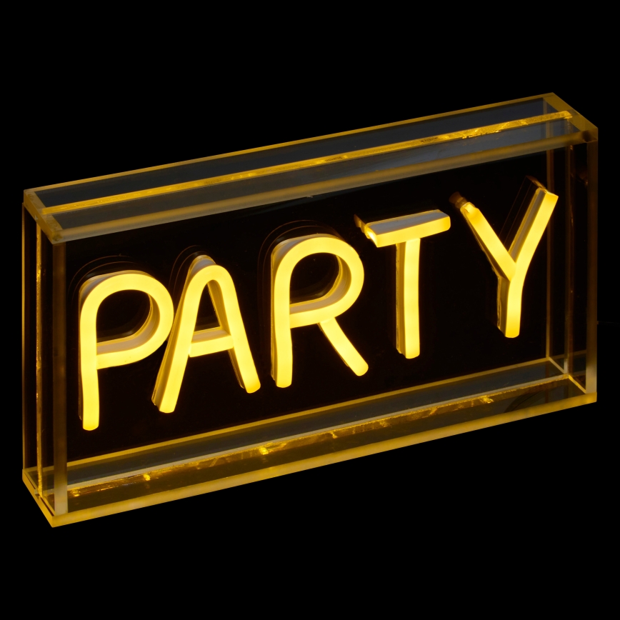 Atmosphera - LED Neonová stolní dekorace PARTY LED/5V