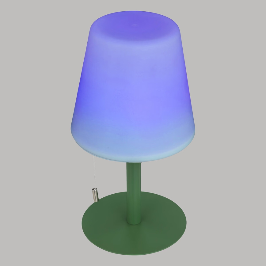 Atmosphera - LED RGBW Nabíjecí venkovní stolní lampa ZACK LED/3,7V 1200 mAh IP44 zelená