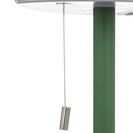Atmosphera - LED RGBW Nabíjecí venkovní stolní lampa ZACK LED/3,7V 1200 mAh IP44 zelená