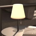 Atmosphera - LED RGBW Nabíjecí venkovní stolní lampa ZACK LED/3,7V 1200 mAh IP44 černá