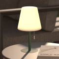 Atmosphera - LED RGBW Nabíjecí venkovní stolní lampa ZACK LED/3,7V 1200 mAh IP44 zelená
